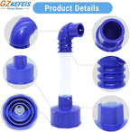 AC Drain Line Cleaner Tool, Universal HVAC to PVC Adapter - Image 3