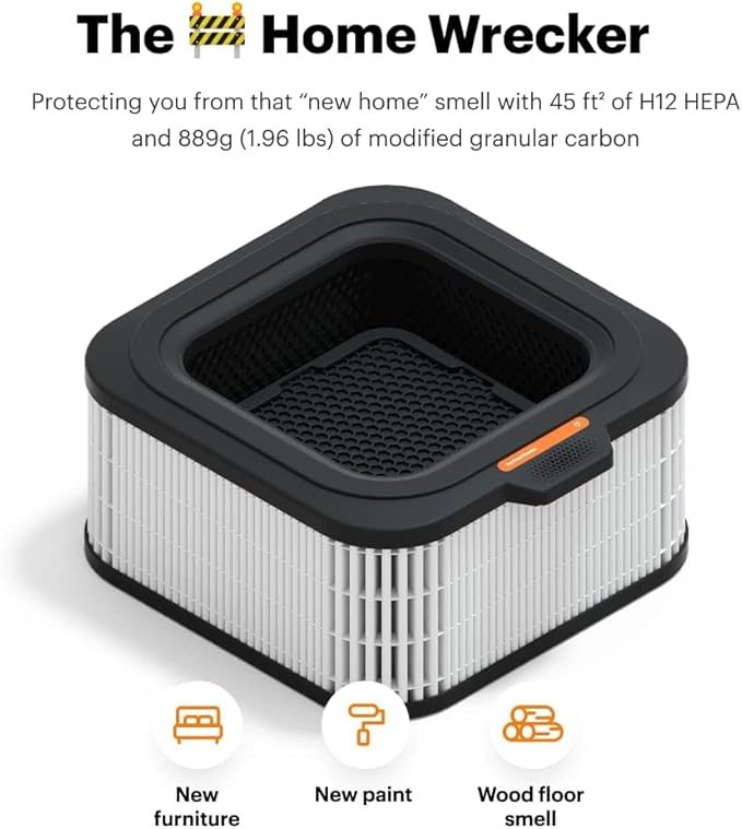 Mila Air Home Wrecker H12 HEPA Home Replacement Filter, Genuine Mila Air Filter - Image 3