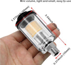 beduan Water Oil Separator Filter, 1/4" NPT Male and Female Thread Spray Gun - Image 5