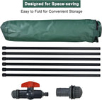 Goplus 60 Gallon Collapsible Rain Barrel, Portable Rain Barrels to Collect - Image 6