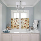 2 Panel Kitchen Cafe Curtains, Desert Sand Camel Sunlight Filtering Nature Air - Image 3