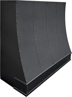 CT Copper Tailor Sloped Copper Vent Hood Wall Mount, 1260 CFM Exhaust Fan - Image 2