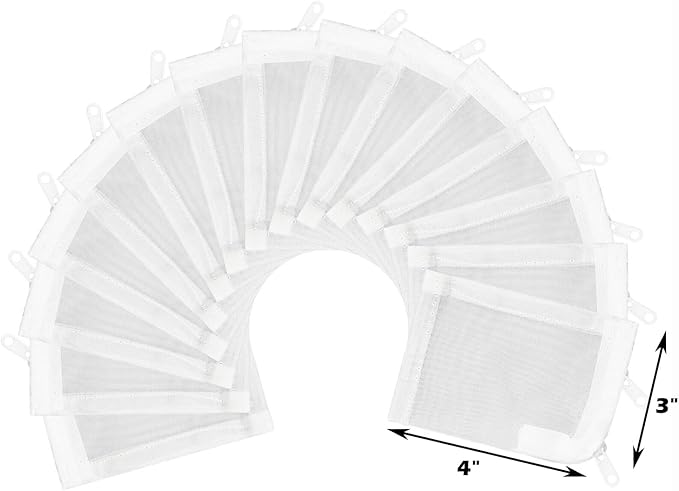 AQUANEAT Aquarium Filter Media Bags 15pcs Fish Tank Extra Fine 100 Micron Mesh - Image 6