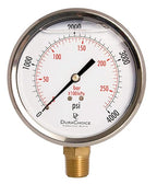 4" Oil Filled Pressure Gauge - Image 4