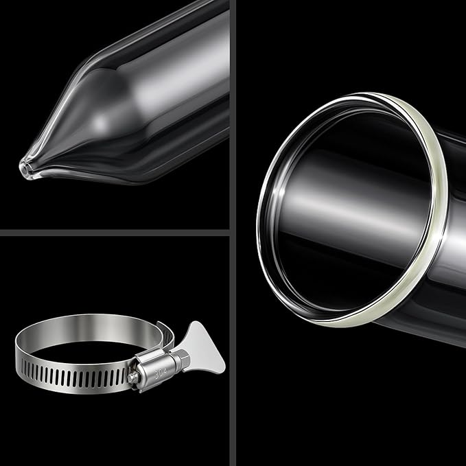 Chunful Glass Extractor Extraction Filter Tube 20" Long 50mm Diameter Thick and - Image 4