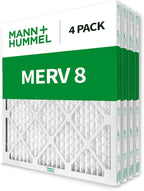 Mann+Hummel 20x22x1 MERV 8 Pleated HVAC AC Furnace Air Filters. 4 Pack. - Image 3