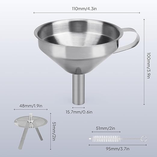 ELEGOO Stainless Steel Funnel, 3D Resin Metal Funnel - Image 5