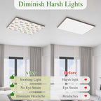 Fluorescent Light Covers for Ceiling Lights Watercolor Dragonfly Magnetic Light - Image 5