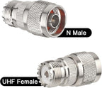4 Pack N Male to UHF Female SO-239 Connector Adapter N Connector to PL-259 - Image 3