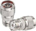 10 Pack N Male to UHF Female SO-239 Connector Adapter N Connector to PL-259 - Image 2