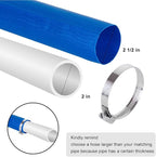 Eastrans 2.5" x 25 FT Blue PVC Lay-Flat Backwash Hose - Image 2