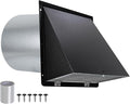 10 Inch Wall Vent Cover, Exhaust Vent Hooded Wall Vent by JYINCPED