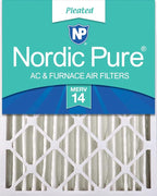 Nordic Pure 20x20x4 Pleated MERV 14 Air Filter 1 Pack by NordicPure