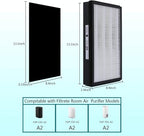 Replacement HEPA A2 Size Filter, Compatible - Image 2
