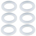 6PCS 57mm Flat Silicone Sealing Gaskets by Unknown