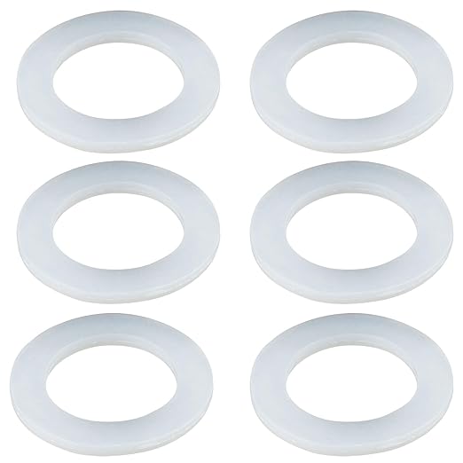 6PCS 57mm Flat Silicone Sealing Gaskets by Unknown
