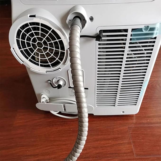 2Pcs White Window Adaptor Filter Screen Window Exhaust Hose Interface - Image 5