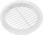 White 6" Inch Round Ventilation Grille - Image 3