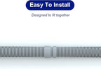 Poolvio Professional Swimming Pool Vacuum Cleaner Hose -1.5” 8 Piece Hoses - Image 7