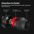 VIVOSUN Grow Tent Ventilation System, 8 Inch Inline Duct Fan - Image 3