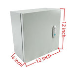 Electrical Enclosure Box 12" x 12" x 6" Carbon Steel Electrical Junction Boxes - Image 2