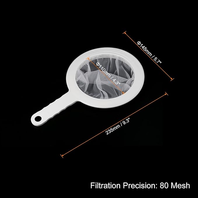 PATIKIL 9"x6" Food Filter Strainer, 80 Mesh Kitchen Mesh Filters Strainers Fine - Image 2