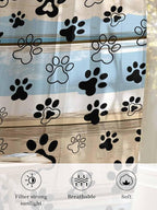 Sheer Curtains 72 Inches Long, Vintage Farmhouse Rustic Wooden Grain Privacy - Image 6