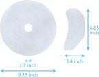 REDYY 40 Pieces Cloth Portable Dryer Exhaust Filters Set Universal Dryer Lint - Image 5