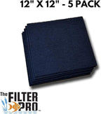 Carbon Fine Filter Media, 3/8" Thick, 5 Pack, Ponds or Water Gardens, Made in - Image 2