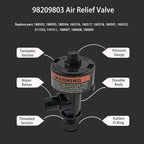 98209800 98209803 Manual Air Relief Valve - Image 3