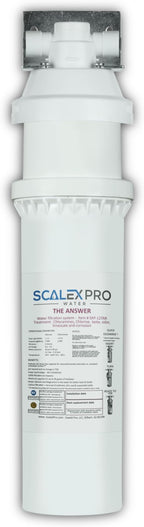 The Answer - 12in Quick Change 3/8in Auto Shut Off Head and Water Filter Combo by ScaleXProReplacementWaterFilters-ScalePreventionforHealthyDrinkingWater