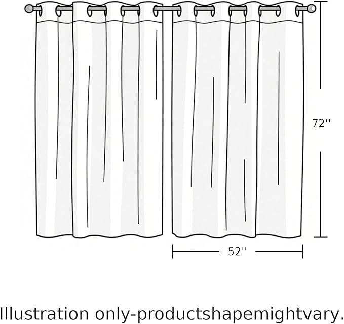 2 Panel Kitchen Cafe Curtains, Desert Camels Sunlight Filtering Nature Air - Image 9
