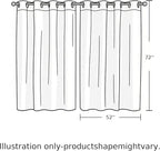 2 Panel Kitchen Cafe Curtains, Desert Camels Sunlight Filtering Nature Air - Image 9
