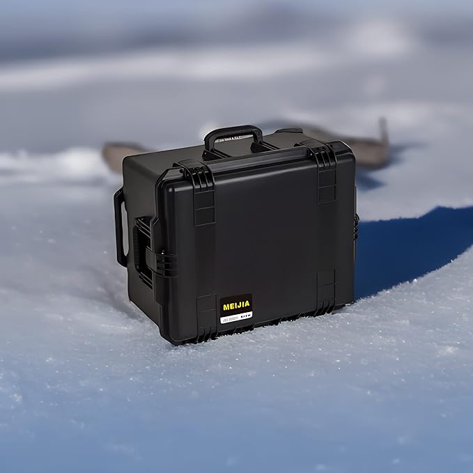 MEIJIA Portable All Weather Waterproof Rolling Hard Camera Case - Image 4