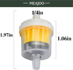 10PCS 1/4" 6mm-7mm Gas Inline Fuel Filter, - Image 3
