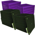 96 Pack Allxinlog Absorb the echo Acoustic Foam Panel Wedge Studio by XIN%26LOG