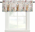 Easter Curtain Valances for Windows, Kitchen Valance Window Treatment, Spring by Unknown