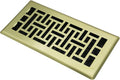 Floor Register Heavy Duty Walkable Steel Vent Register Brushed Gold Color 4X10 by JATOHOME