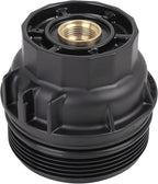 X AUTOHAUX Black Car Oil Engine Filter Housing Cap Cover Assembly 15620-36020 by XAUTOHAUX