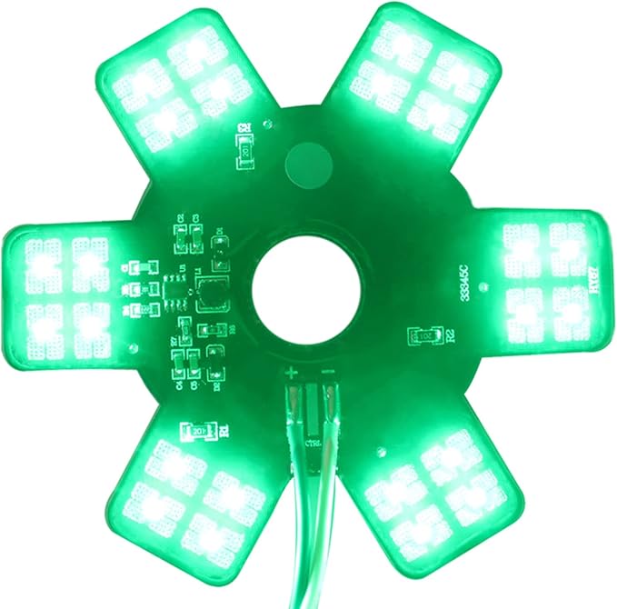 Air Cleaner LED Light 5" Truck Decorative Hex Style Air Filter Lamp by BOLANTON
