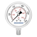 MEASUREMAN Fully Stainless Steel Hydraulic Glycerin Filled Pressure Gauge by MEASUREMAN