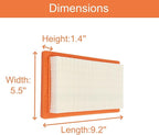 0J8478S Air Filter Replaces For Ge-nerac Generator 14kw - Image 2