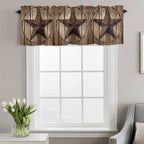 Vintage Texas Star Valances for Windows, 1 Panel - Image 2