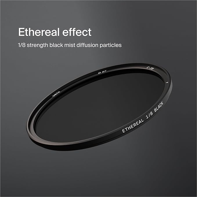 Urth 62mm Magnetic Ethereal Black Mist ⅛ Diffusion Lens Filter - Image 2