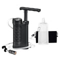 Portable Water Filter Pump, 0.01 Micron Manual Survival Water Purifier by Ginkin