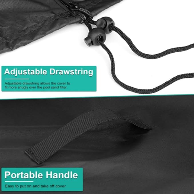 Pool Filter Cover | Sand Filter Cover Waterproof Strainer Enclosure - Image 9