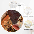 Farm Pig Kitchen Curtains 36 Inch Length, Small Window Curtains Tab Top - Image 6