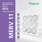 14x14x1 Air Filter MERV 11 MPR 1000 HVAC Pleated A/C Furnace Filters Compatible - Image 3