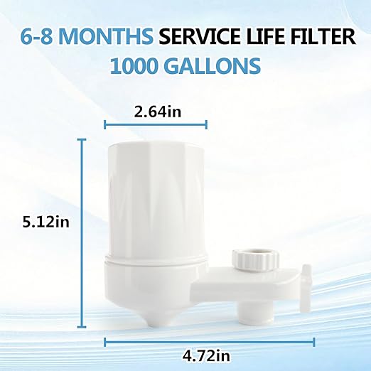 Faucet Mount Water Filter for Sink Faucet Tap Water Filter for Kitchen Sink - Image 6