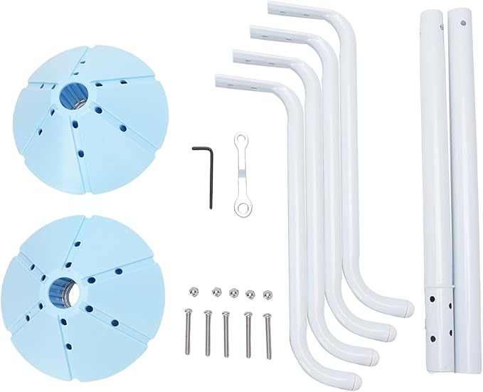 Pool Filter Cleaner Stand, Stainless Steel Rotating Pool Filter Cleaner Tool - Image 6
